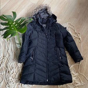 Eddie Bauer down trench coat